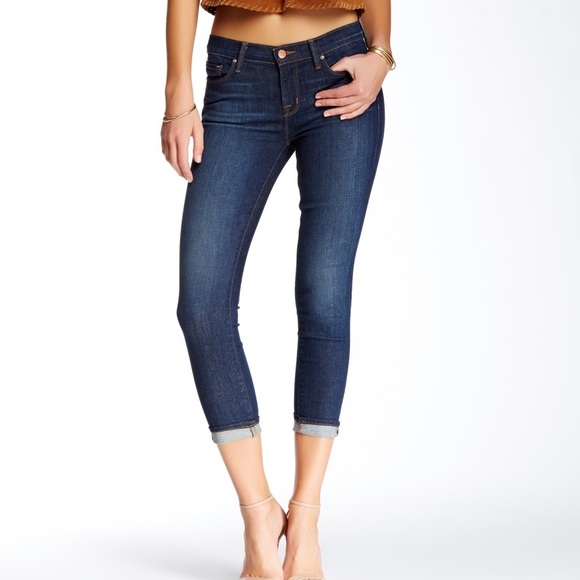 J Brand Dark Vintage Capri Jeans - Picture 2 of 8